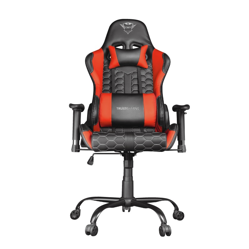 Игровое кресло Trust GXT 708R Resto / 150kg / 155 - 195cm / Red photo 1