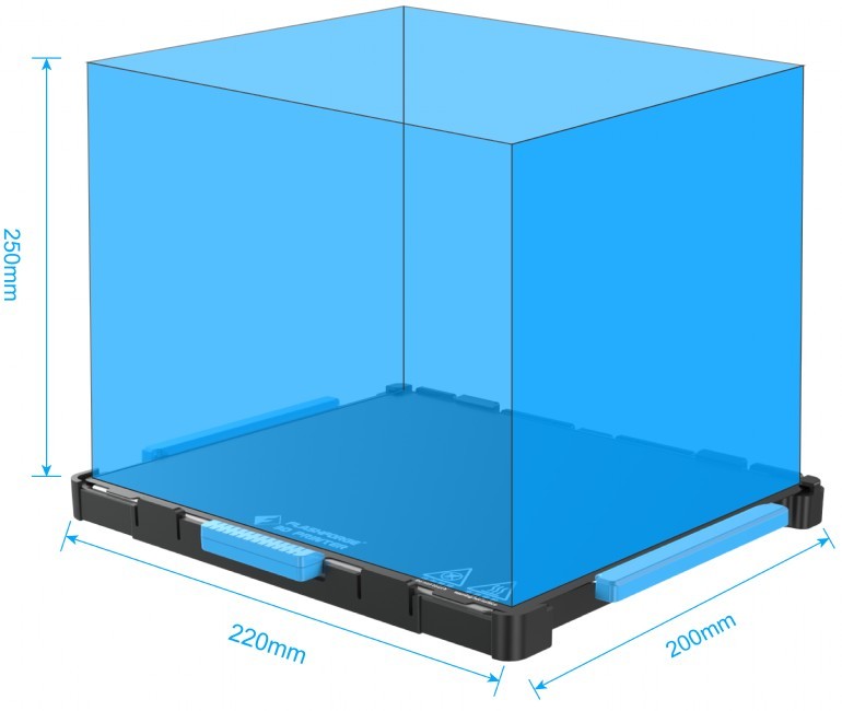 Gembird 3D Printer Flashforge Adventurer4, FFF, Single extruder, Fully-Closed Design & Auto-Temperature Control System, Build size: up to 220 x 200 x 250 mm, Connection Internet/USB stick/ WIFI, Filament: ABS/PLA/PC/PETG/PLA-CF/PETG-CF spool, 1.75mm photo 4