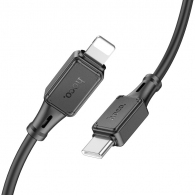 Cablu USB-C la Lightning HOCO “X101 Assistant” / 1m / Silicone / 27W / Black thumbnav 1