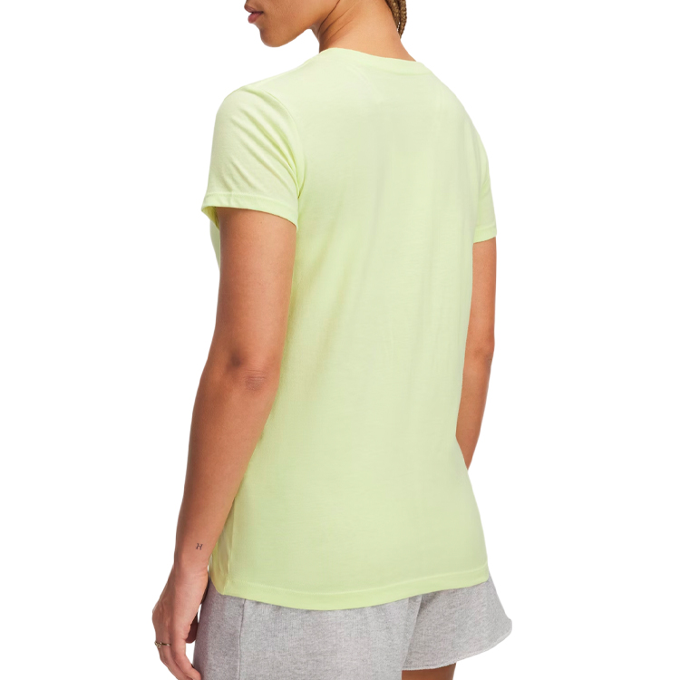 Tricou Under Armour UA Rival Logo SS M Galben Femei photo 2