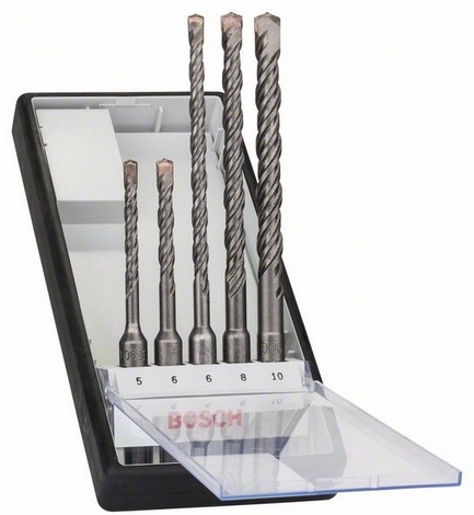 Набор буров SDS-plus Bosch SDS-Plus 5; 5,6,6,8  2607019927 photo 2