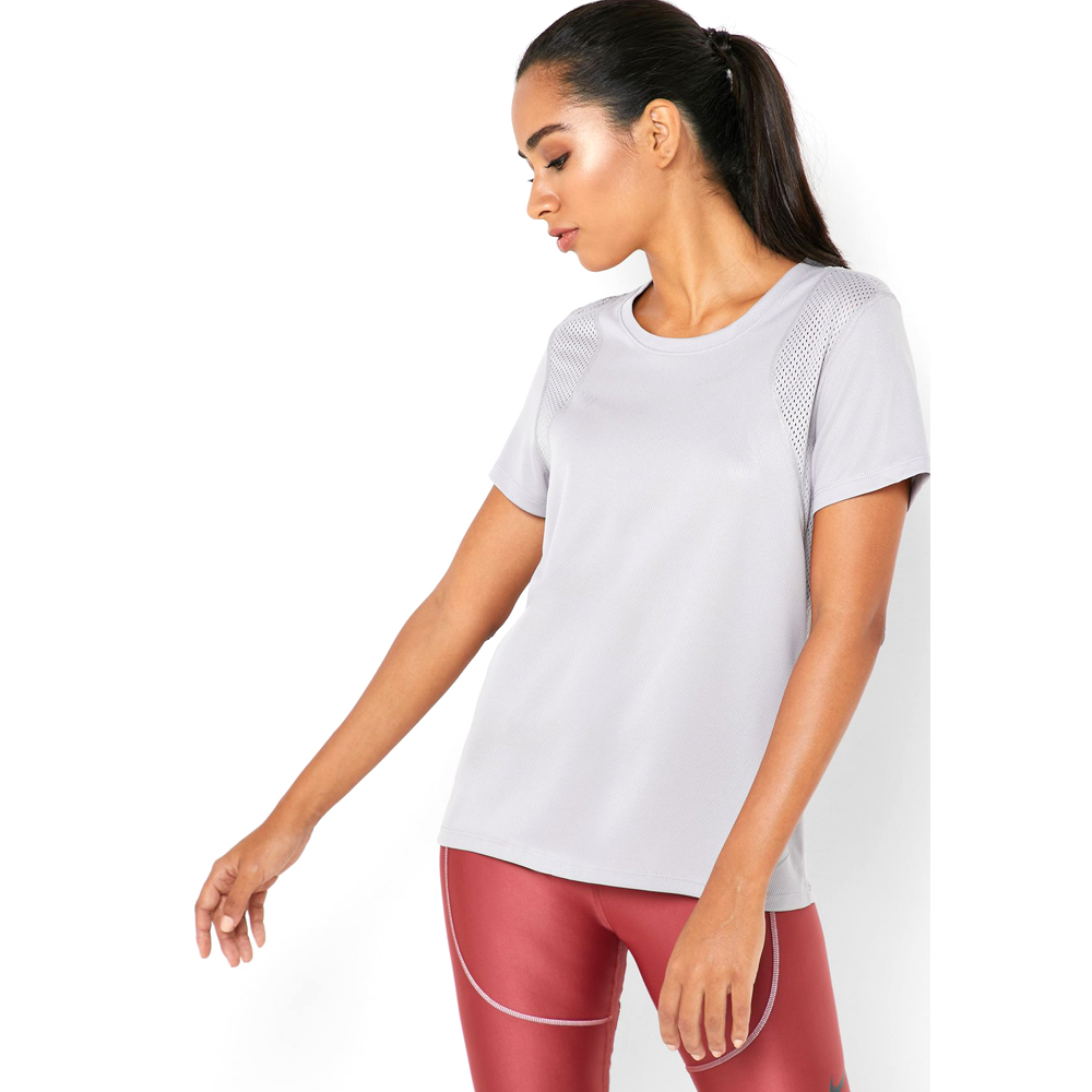 Tricou Nike RUN TOP SS / Femei / L / Gri photo 4