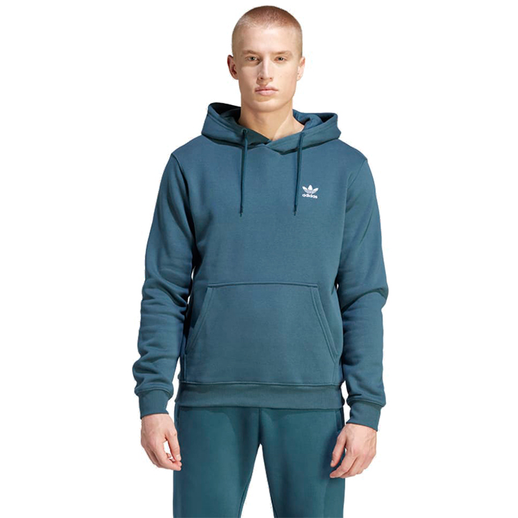 Hanorac pt bărbați Adidas ESSENTIAL HOODY XS Turcoaz photo 2