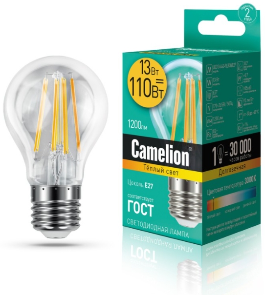 Bec LED Camelion LED13-A60-FL/830/E27 photo 1