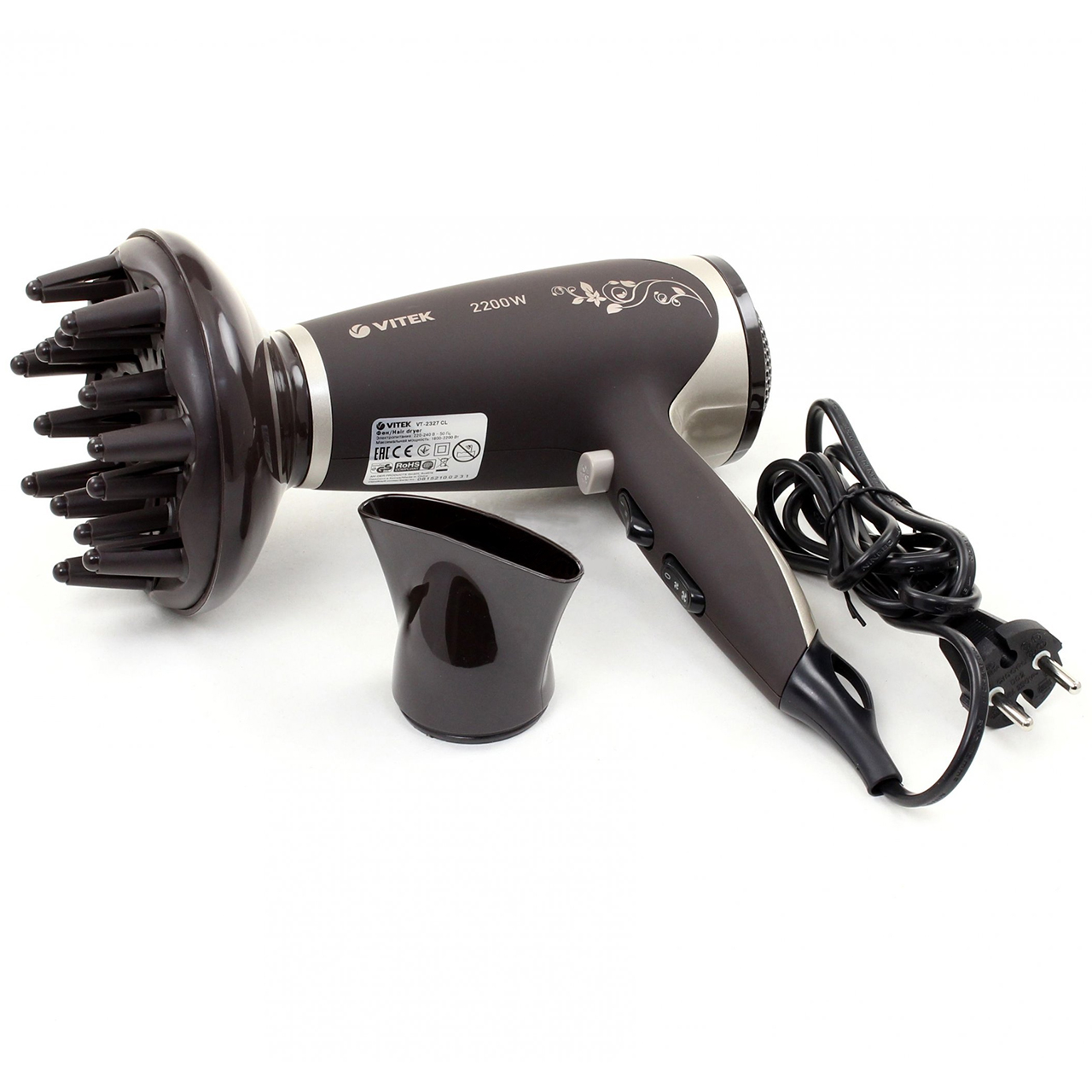 Uscator de par Vitek VT-2327 2200W Maro photo 8