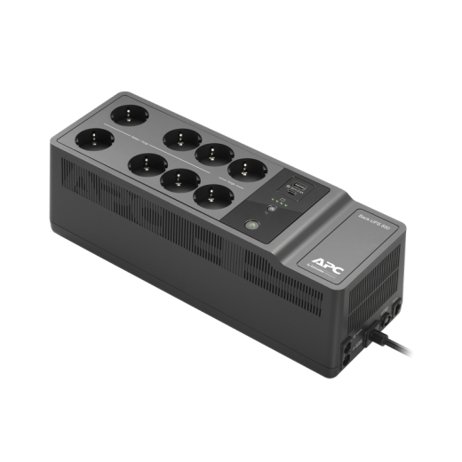 APC Back-UPS BE850G2-RS, 850VA/520W, 8 x CEE 7/7 Schuko (6 Battery Backup, all 6 Surge Protected), 1 x USB-A/ 1 x USB Type-C charging port, RJ-45 Data Line Protection photo 1