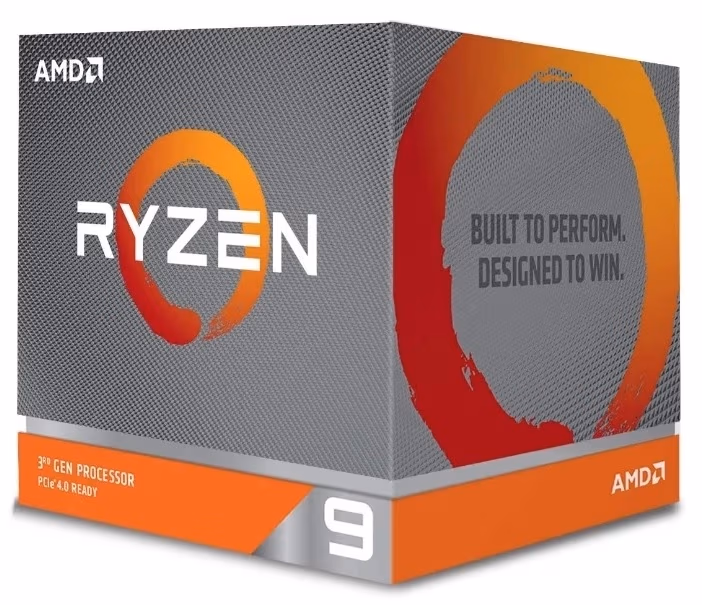 AMD Ryzen 9 3900, Socket AM4, 3.1-4.3GHz (12C/24T), 6MB L2 + 64MB L3 Cache, No Integrated GPU, 7nm 65W, Unlocked, Bulk with Cooler 