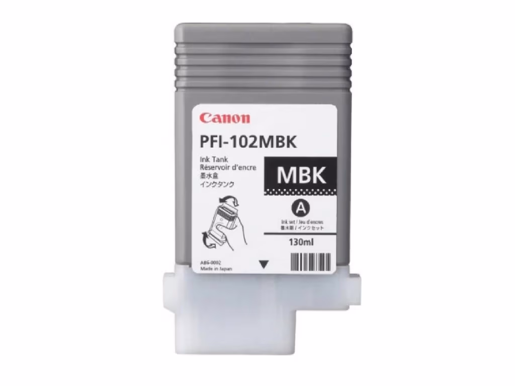 Ink Cartridge Canon PFI-120 Matte Black EMEA , 130ml for Canon imagePROGRAF TM-200, TM-205, TM-300, TM-305