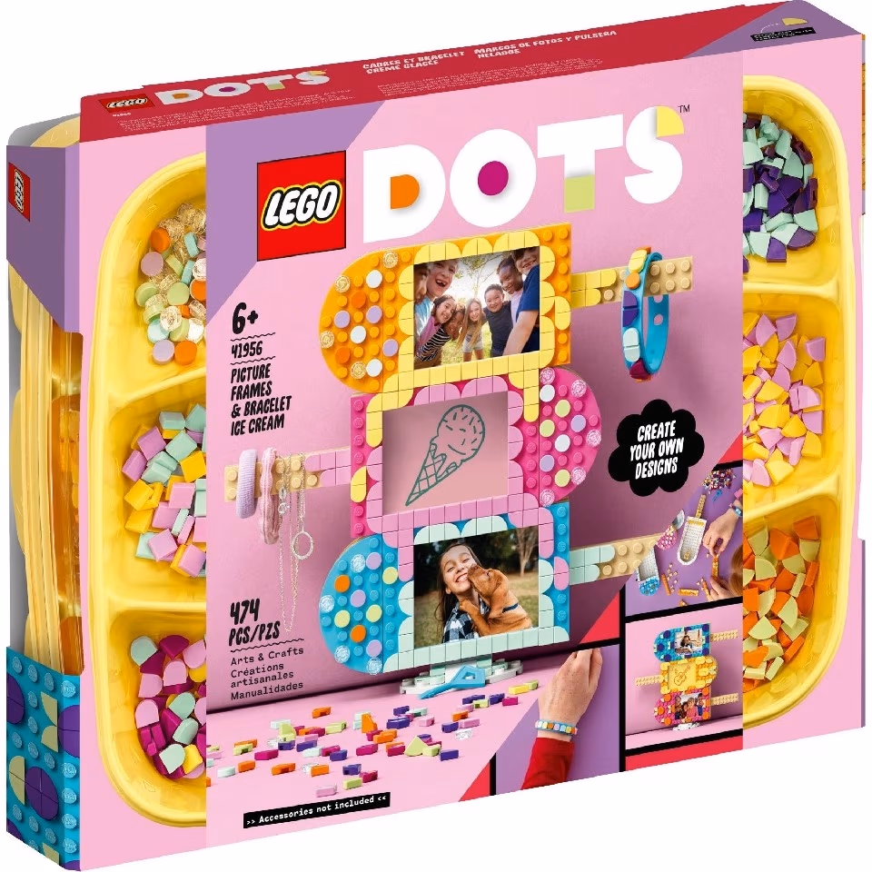 Lego Dots 41956 Ice Cream Picture Frames & Bracelet