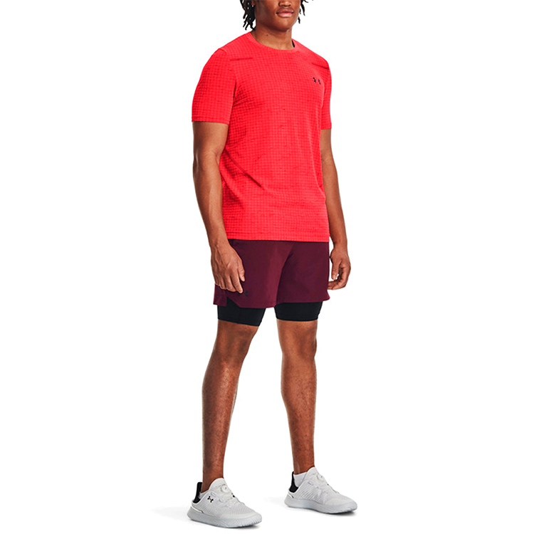 Футболка мужская Under Armour UA M SEAMLESS GRID SS S Красный photo 2
