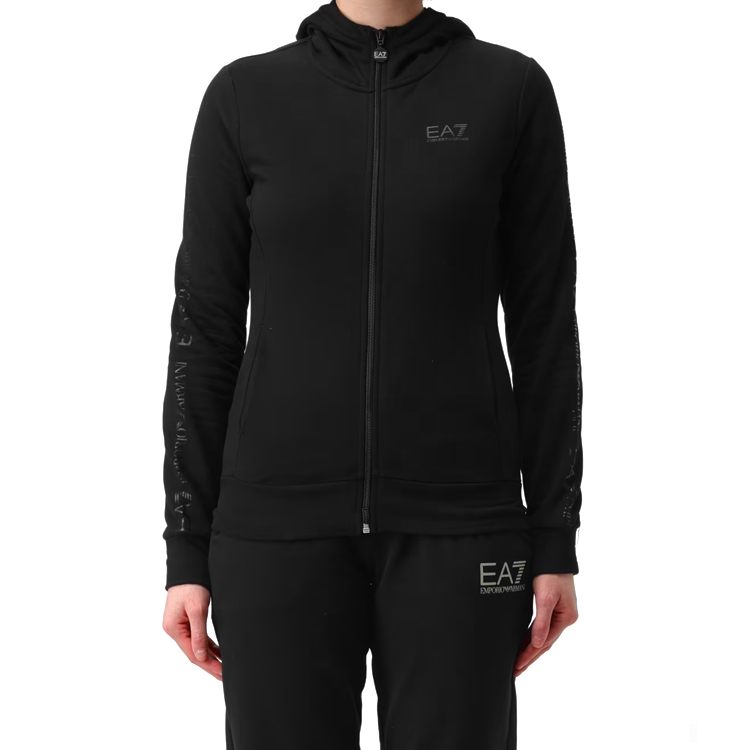 Hanorac EA7 EMPORIO ARMANI FELPA XXS Negru Femei photo 1