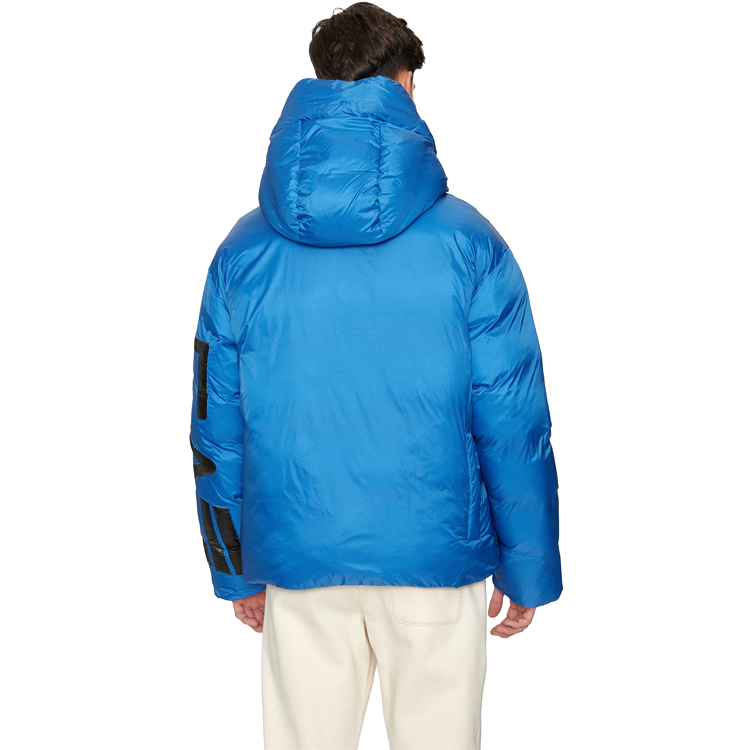Geacă pt Barbati EA7 EMPORIO ARMANI PADDED JACKET WITH HOOD XS Albastru photo 4