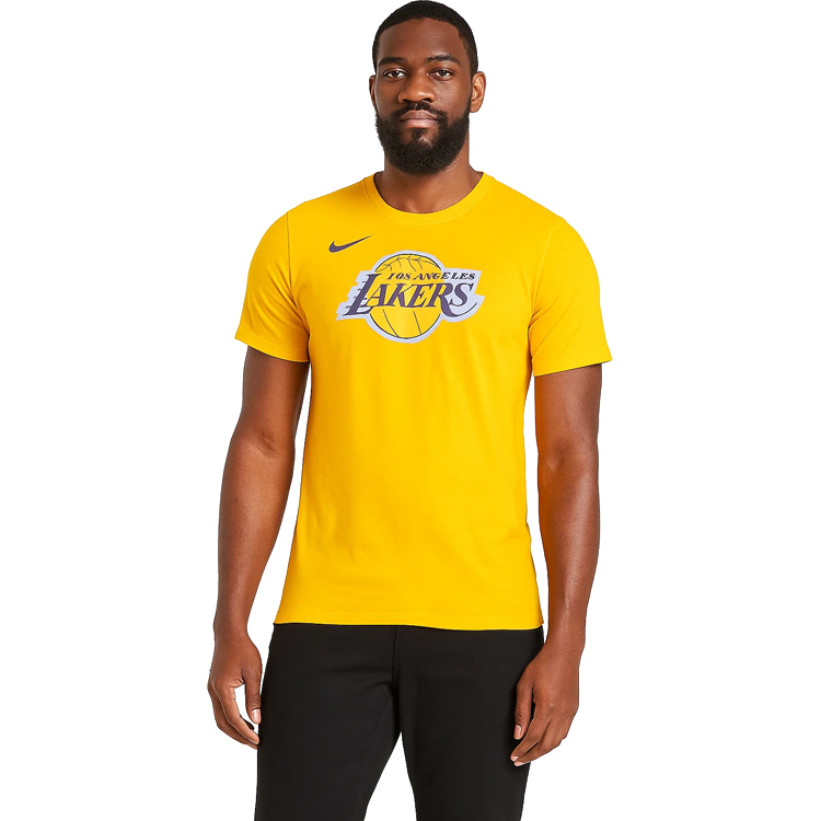 Футболка мужская Nike LAL M NK ES LOGO1 SS TEE S Желтый photo 1