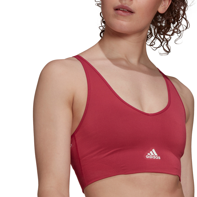 Спортивное бра Adidas W SML BT / Женский / XS / Бордовый photo 5