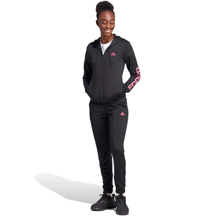 Спортивный костюм Adidas W LINEAR TS XS Черный Женский photo 3