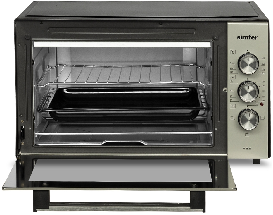 Cuptor electric Simfer M3528, 35 l, 1200 W, Gri photo 3