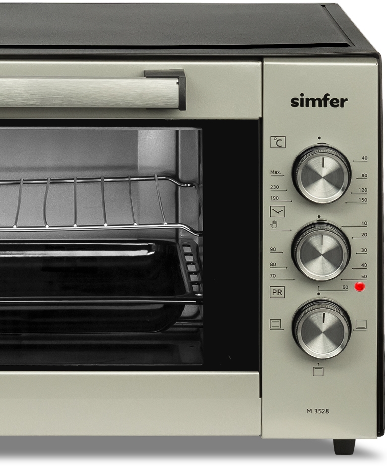 Cuptor electric Simfer M3528, 35 l, 1200 W, Gri photo 5