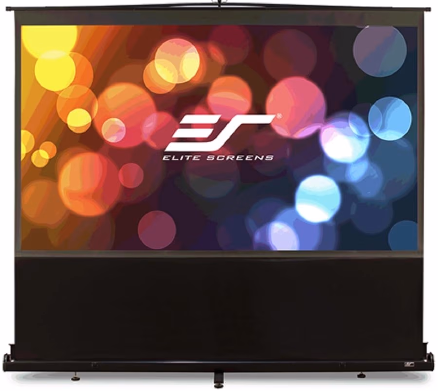 Elite Screens 80"(16:9) 178x100cm ez Cinema Series Telescoping Pull Up Series, Black 