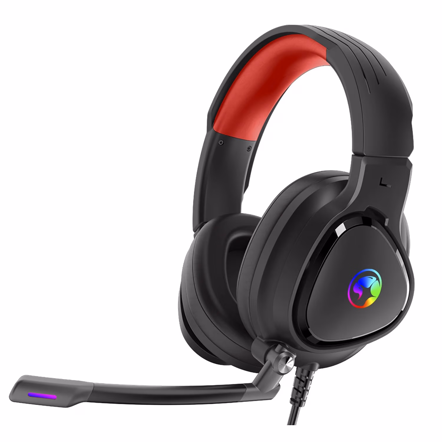 MARVO "HG8958", Marvo Headset HG8958 Wired Gaming, 3.5 mm, USB (Rainbow Backlight) 