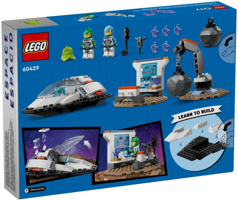 Constructor Lego City Spaceship and Asteroid Discovery 60429 de la 4+ ani photo 1