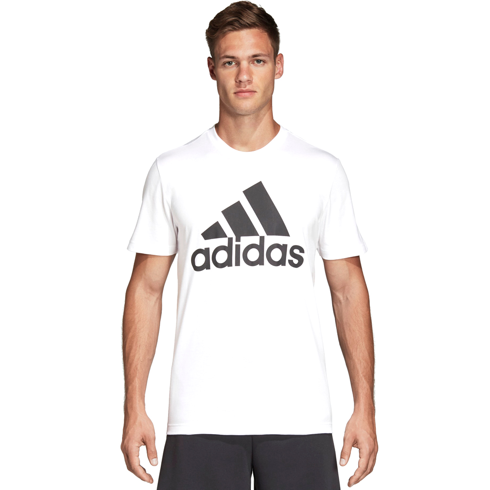 Tricou bărbătesc Adidas MH BOS Tee S Alb photo 2