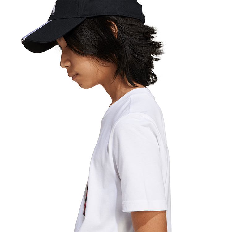 Tricou Adidas J CAMO LOGO TEE / Femei / 128 / Alb photo 5