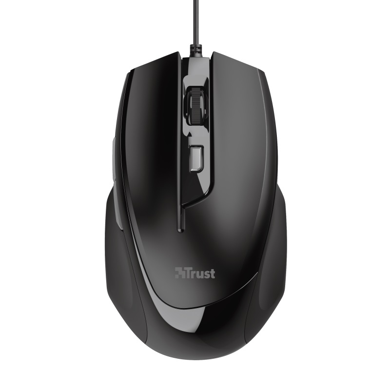 Trust Voca Comfort Mouse, 800-2400 dpi, 3 button, USB, 1.6m photo 1