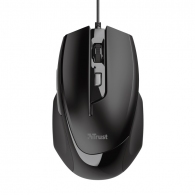Trust Voca Comfort Mouse, 800-2400 dpi, 3 button, USB, 1.6m thumbnav 1