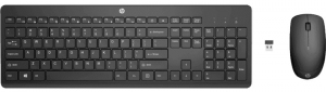 Tastatura si mouse Wireless HP 230, Black thumbnav 1
