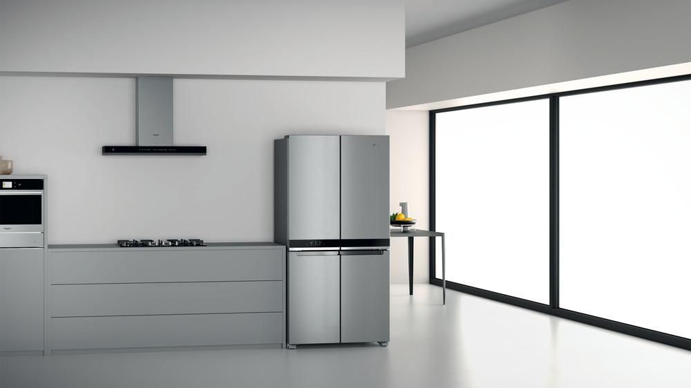 Frigider French Door Whirlpool WQ9M2L / 613 l / 187.4 cm / E / Gri photo 2