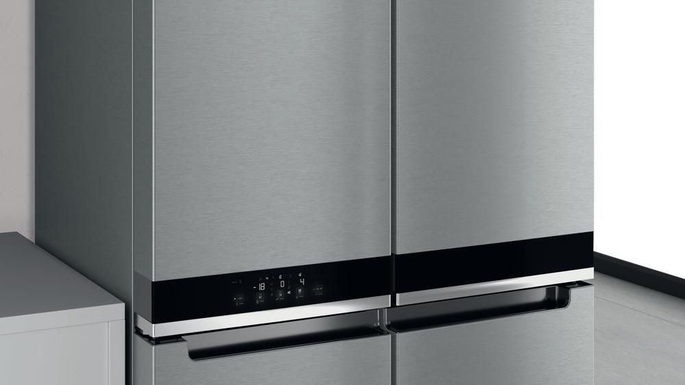 Frigider French Door Whirlpool WQ9M2L / 613 l / 187.4 cm / E / Gri photo 3