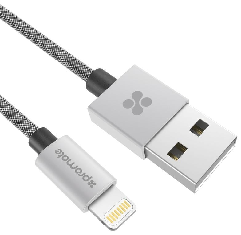 Cablu USB-A - Lightning Promate LINKMATE-LTF2. 1.2 /1.2m /Sur photo 1 Cablu USB-A - Lightning Promate LINKMATE-LTF2. 1.2 /1.2m /Sur photo 1