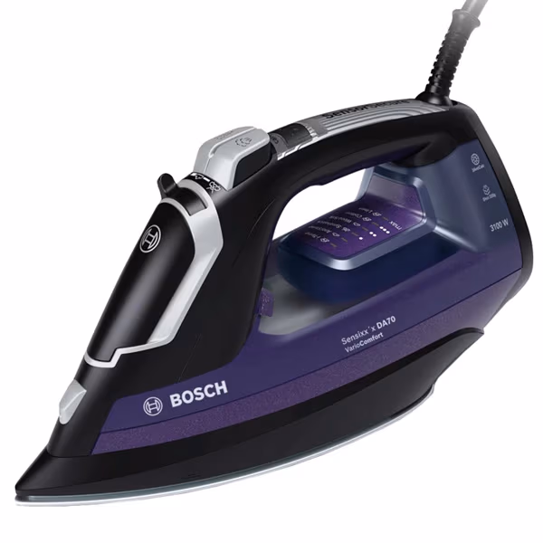 Fier de calcat Bosch TDA753122V, 180 g/min si mai mult g/min, 400 ml, Violet 