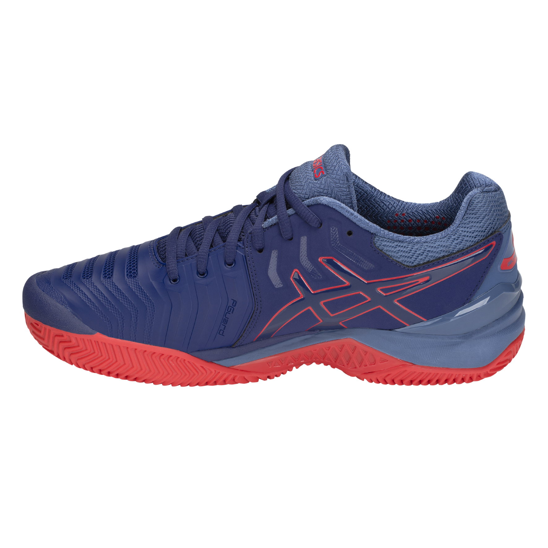 Кроссовки Asics GEL-RESOLUTION 7 CLAY / Мужской / 42 / Синий/Красный photo 1