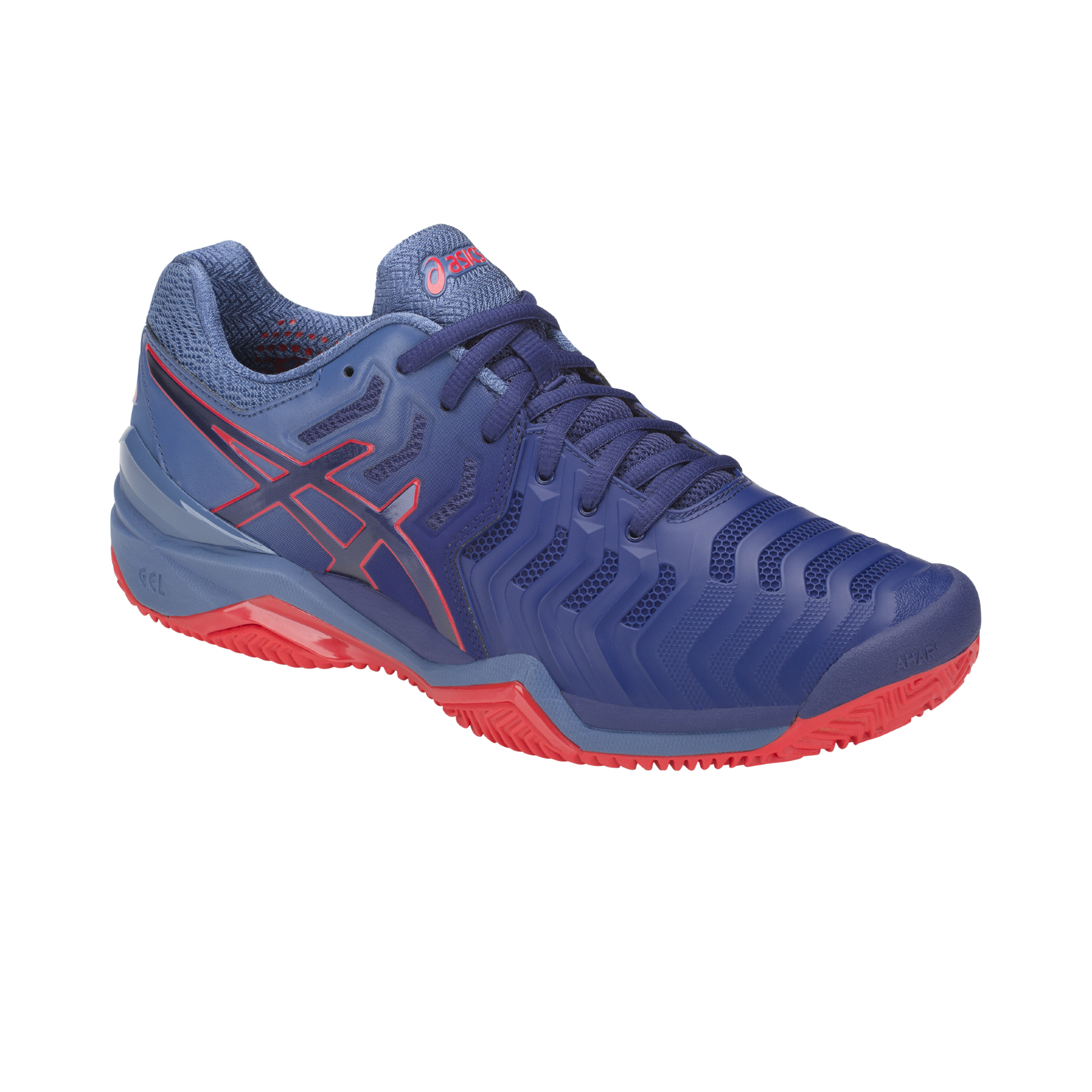 Кроссовки Asics GEL-RESOLUTION 7 CLAY / Мужской / 42 / Синий/Красный photo 2
