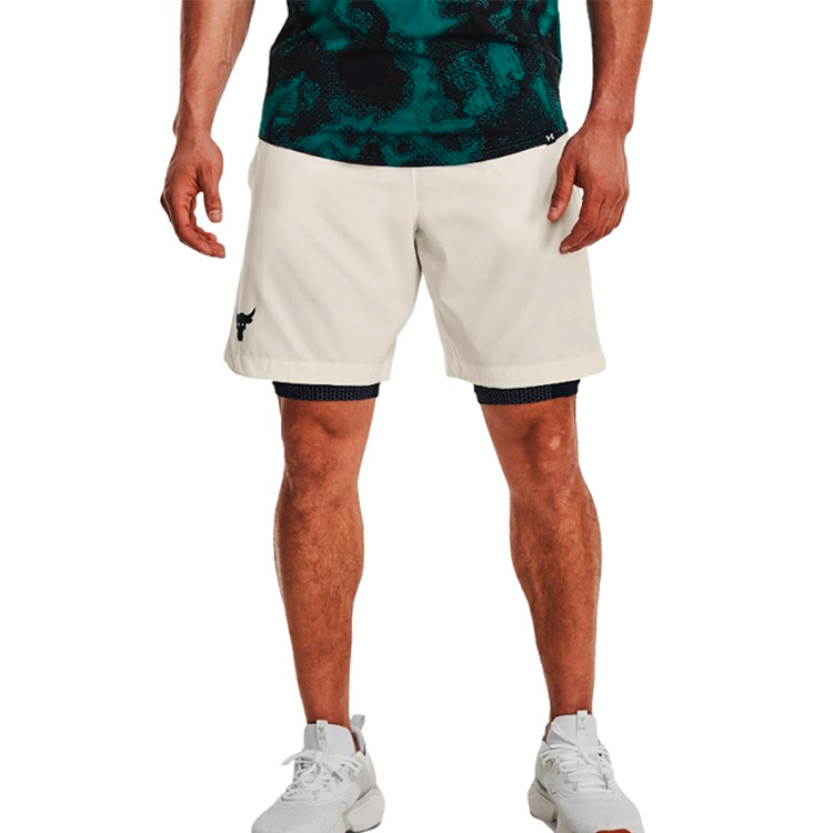 Sorti de bărbați Under Armour Pjt Rock Woven Shorts M Bej photo 4