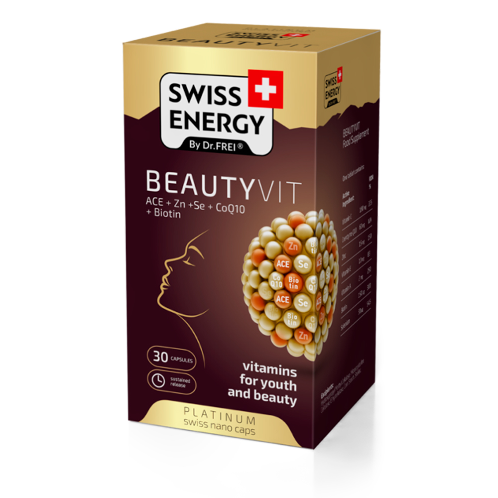 Vitamine Swiss Energy NanoCaps Swiss Energy BEAUTYVIT N30 photo 2