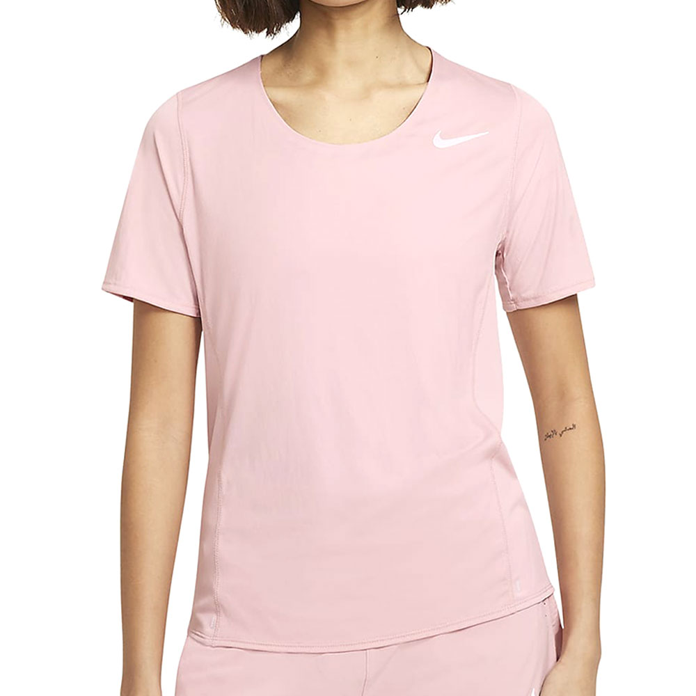 Футболка Nike W NK CITY SLEEK TOP SS / Женский / XS / Розовый photo 1