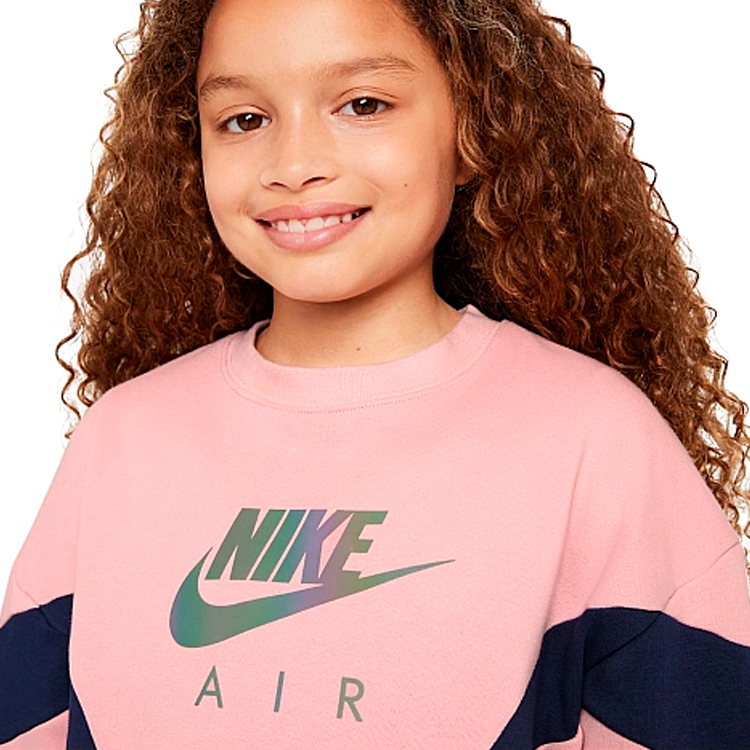 Толстовка Nike G NSW AIR FT BF CREW / Женский / L / Розовый photo 5