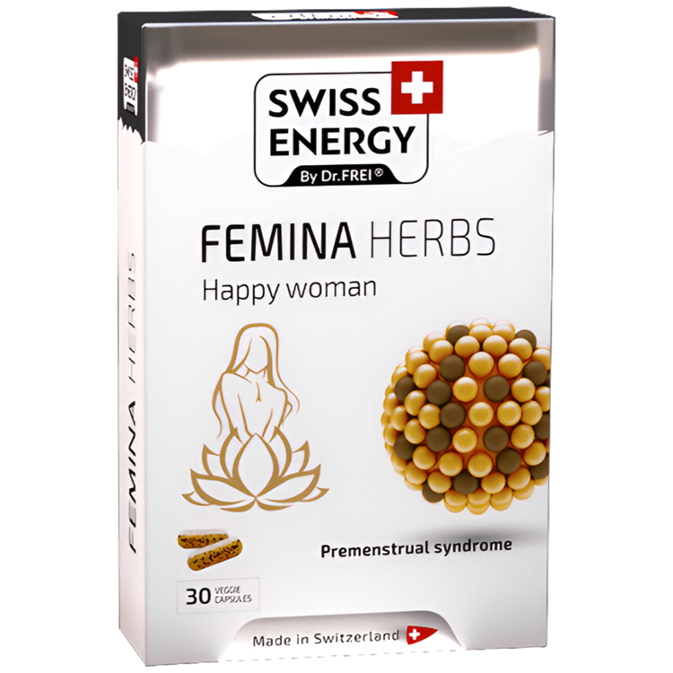 Витамины Swiss Energy NanoCaps Swiss Energy FEMINA HERBS N30 photo 1 Витамины Swiss Energy NanoCaps Swiss Energy FEMINA HERBS N30 photo 1