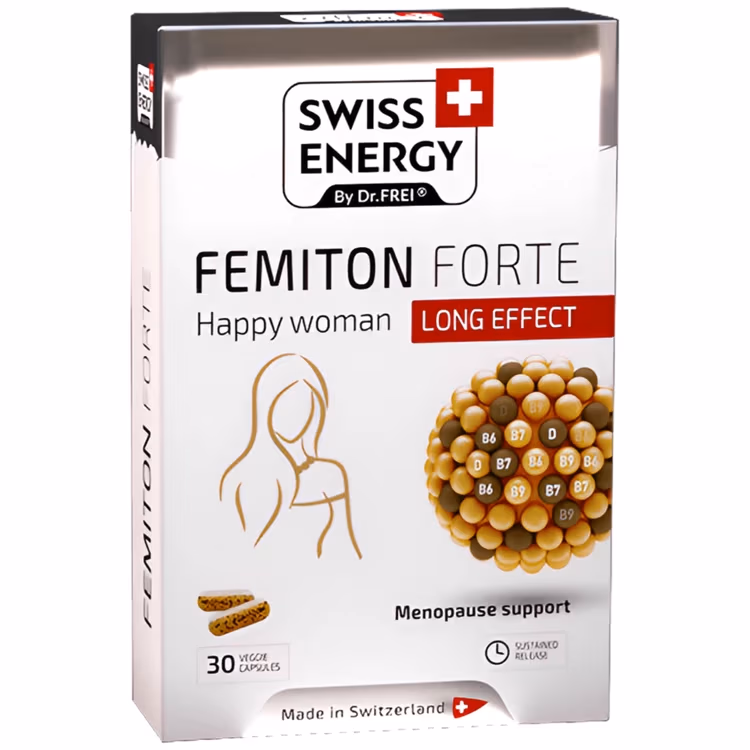 Витамины Swiss Energy NanoCaps Swiss Energy FEMITON FORTE N30 