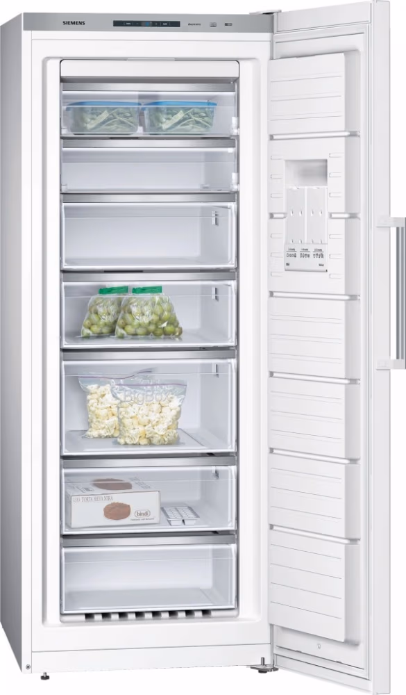 Congelator Siemens GS54NAW30, 323 l, 176 cm, A+, Alb