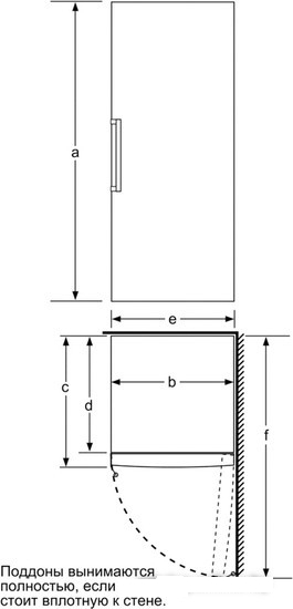 Морозильная камера Bosch GSV24VW30 / 192 л / 146 см / A+ / Белый photo 2