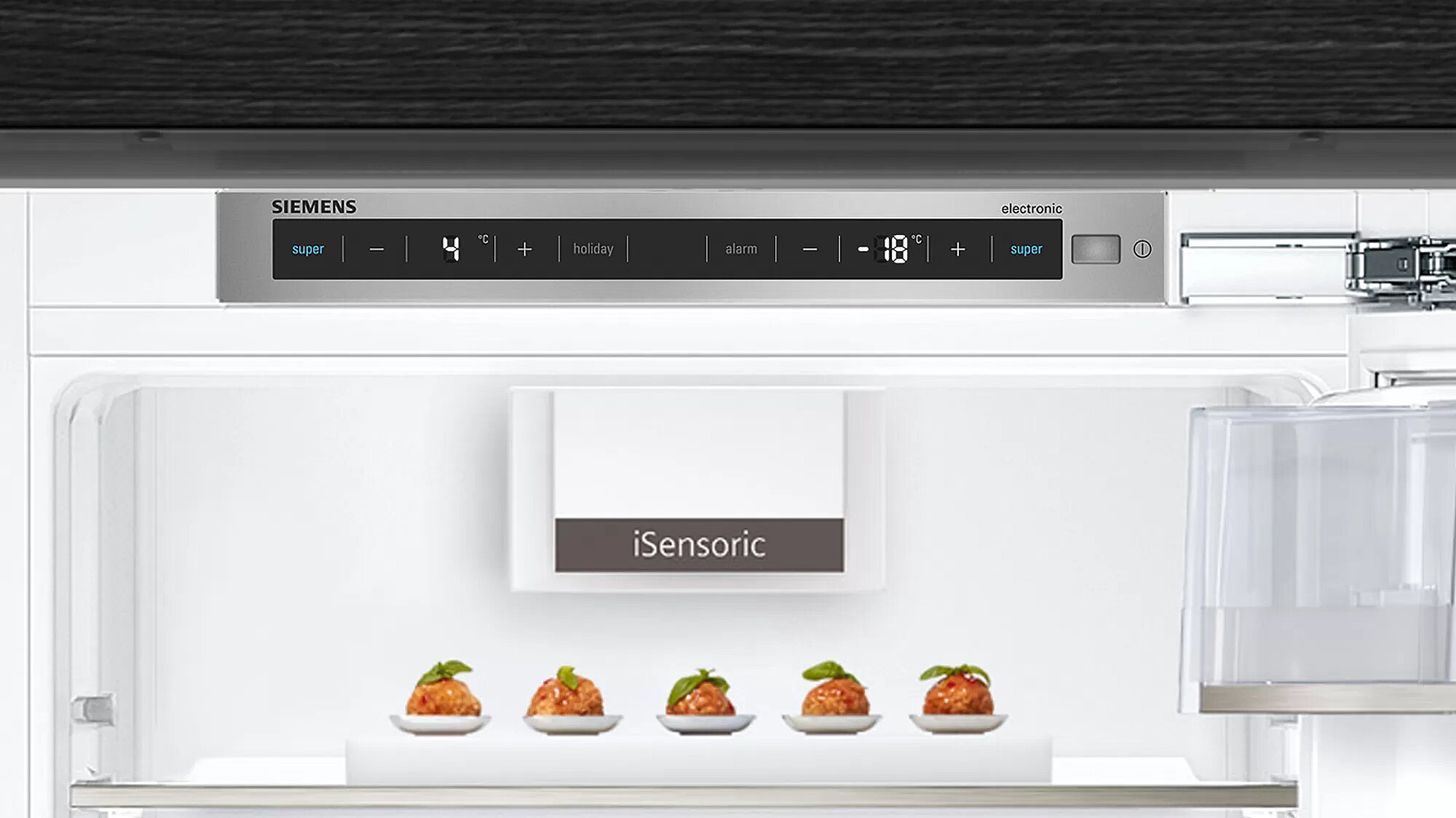Frigider cu doua usi Siemens KI86NAD306 / 257 l / 177.2 cm / A++ / Gri photo 2