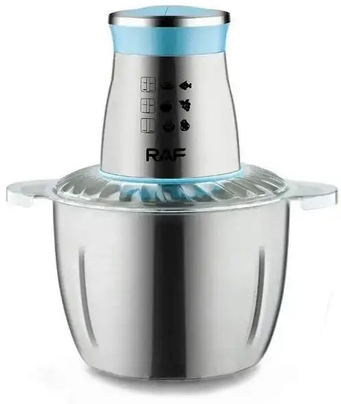 Maruntitor Raf R7030, 3000 ml, 1000 W, 1 trepte viteza, Argintiu photo Maruntitor Raf R7030, 3000 ml, 1000 W, 1 trepte viteza, Argintiu photo