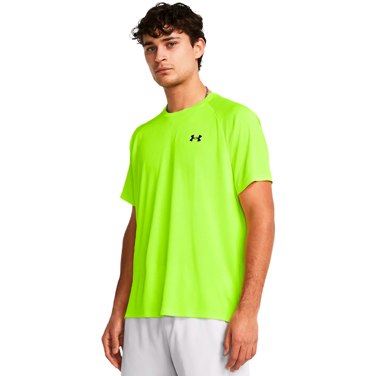 Tricou bărbătesc Under Armour UA Tech Textured SS L Verde photo 4