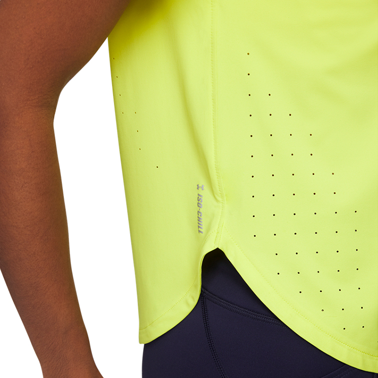 Tricou Under Armour UA Launch Elite Shortsleeve L Galben Femei photo 3