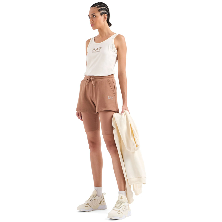 Шорты EA7 EMPORIO ARMANI SHORTS S Коричневый Женский photo 2