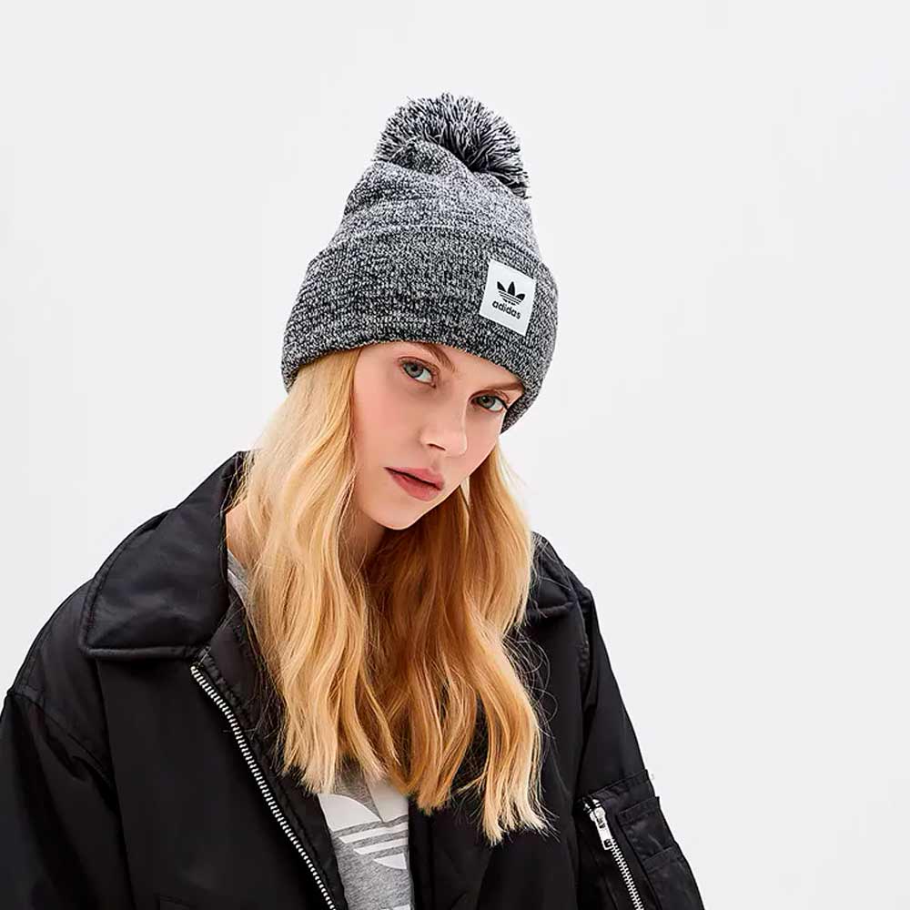 Caciula Adidas MELANGE BOBBLE OSFY Negru-alb photo 4