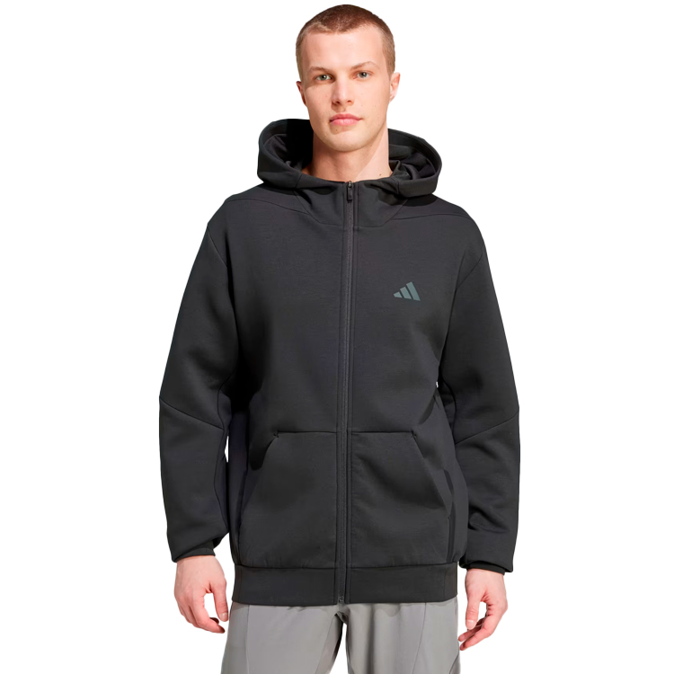 Мужская Толстовка Adidas D4T FULL-ZIP HO M Черный photo 2